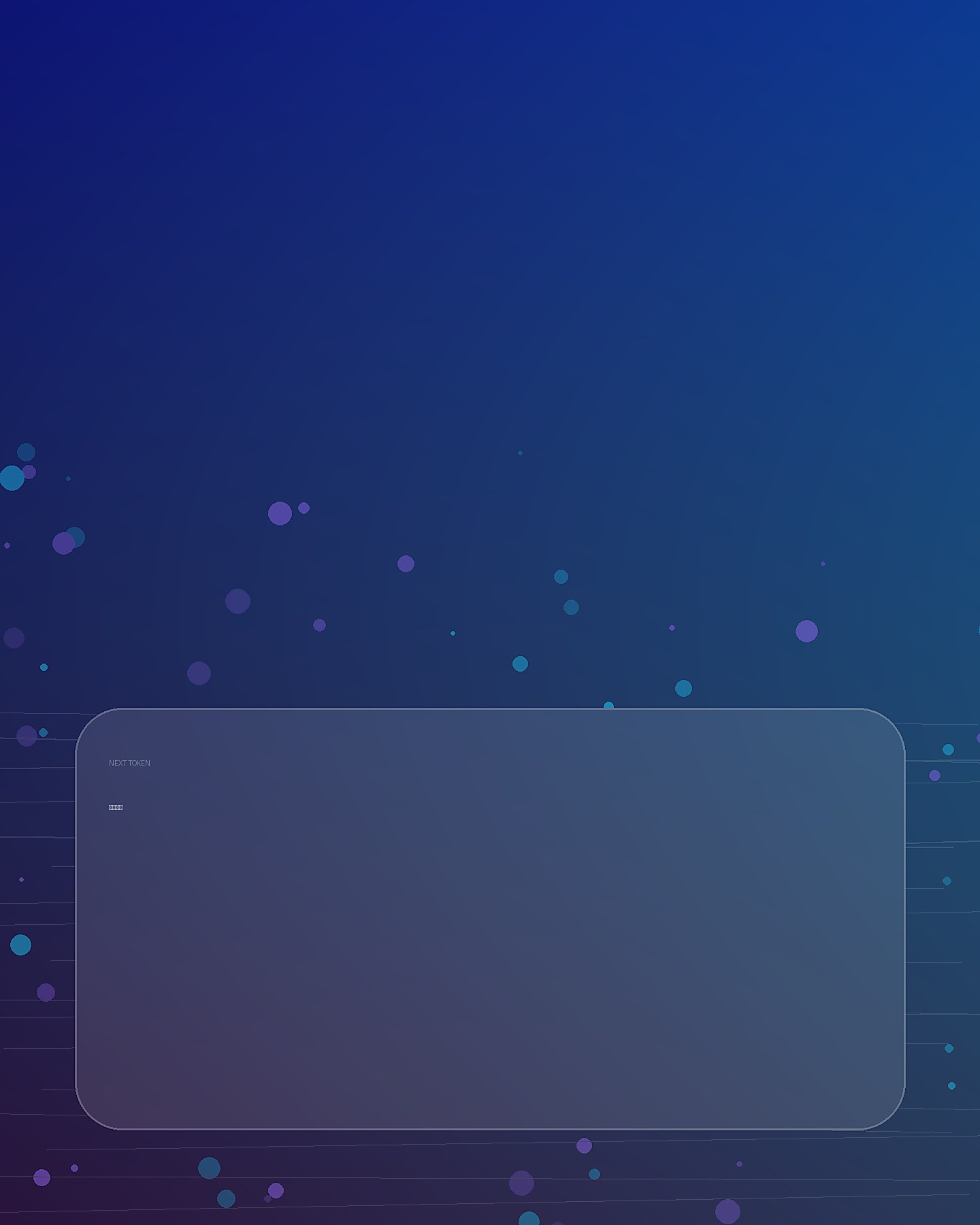 abstract next token engine base plate